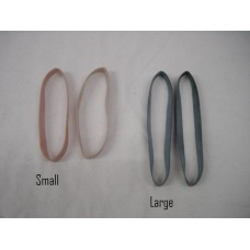 Tongue Tie Rubber Band Two Sizes Bag of Twenty