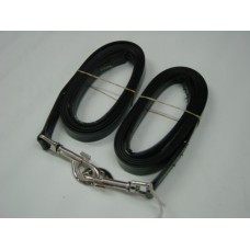 Breastplate clip on Long Traces. Black Pair