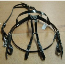 Bridle Work/Mouthing & Overcheck  Black